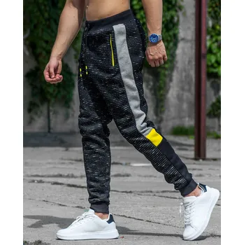 Recea Pánské tepláky Nightvine černá XXL