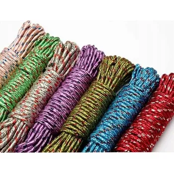 Pletená šňůra na prádlo 10m - nylonové lanko