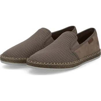 Pánské polobotky Pánské mokasíny B5265-65 Rieker hnědá Barva: beige, Velikost: 44