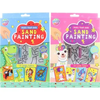 omalovánky Výroba obrázku ze třpytek 2 druhy