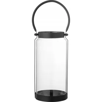 Lucerna Lucerna Bloomingville kovová, sklo 26 cm