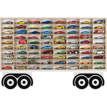 autíčko POLICE TIR NA AUTÍČKA AUTÍČKA 80 PŘIHRÁDEK DŘEVĚNÁ HOT WHEELS NÁVĚS