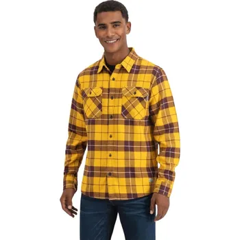 Flanelová košile Vintage Industries Sem Yellow Check