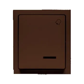 vypínač Jednopólový vypínač Klasik Polmark, hnědé odstíny ŁNH-6BS.BR