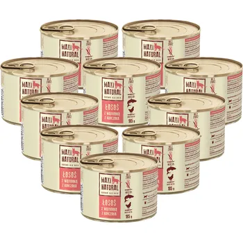 Krmivo pro kočku 185g Krmivo Maxi Natural Losos, Játra, Kuře