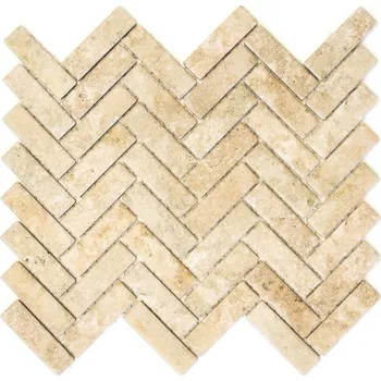Obklad Keramická mozaika WzorcowniaStudio 31,8 x 27,1 cm, odstíny hnědé a béžové