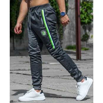 Recea Pánské tepláky Almondgrove grafitová L