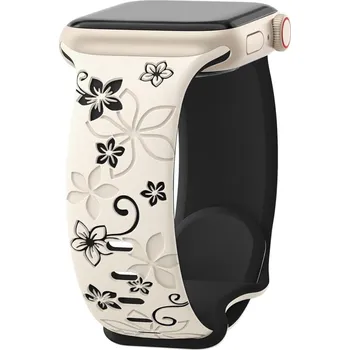 Řemínek na hodinky Řemínek Erbord pro Apple, béžový