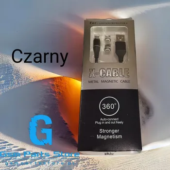 Datový kabel Kabel X-Cable USB - USB typ C / microUSB / Lightning, 1 m, černý