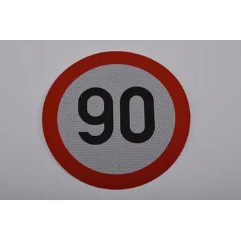 značka 90 km/h samolepka 200 mm reflexní třída II.