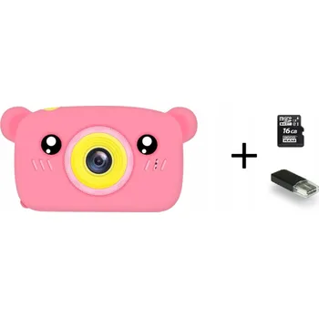 Digitální kompakt Dětský digitální fotoaparát X500, růžový