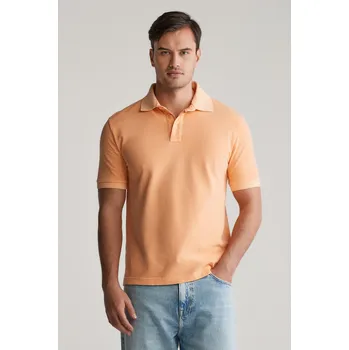Pánská košile POLOKOŠILE GANT SUNFADED SS POLO PEACHY ORANGE