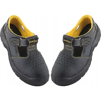 Pracovní obuv Pracovní sandály s ocelovou špičkou, kožené, velikost 44