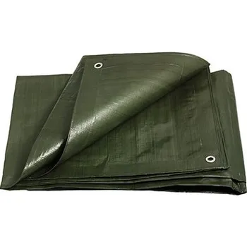 Krycí plachta Festa Plachta zakrývací 4x 6m /200g PROFI//stříbrno-zelená// 25164