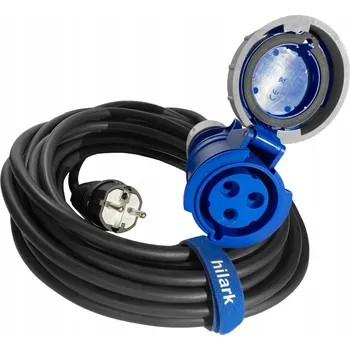 Napájecí kabel Gumový adaptér pro karavan, odolný H07RN-F 3x2,5 CAMPING 5m CEE