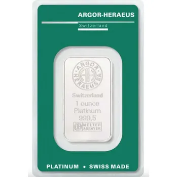 Argor Heraeus Platinový investiční slitek 31,1 g
