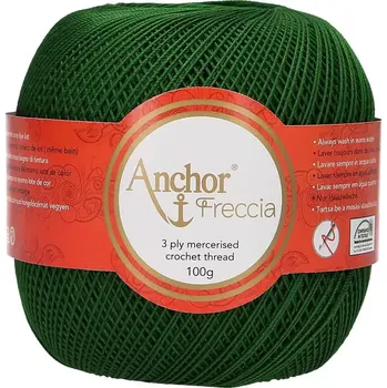 Příze Anchor Freccia 12 - 322 Zelená 100g (Háčkovací příze Anchor Freccia 12 - 322 Zelená)