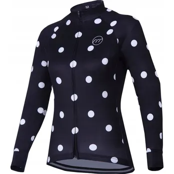 cyklistický dres Madani: Dámský cyklistický teplákovka Dots, vel. M