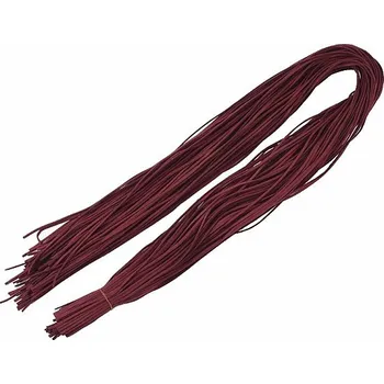 Řetízek Kožený řemínek barva červená vínová 1 m 1 m x 2,8 mm