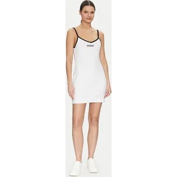 Dámské šaty Guess Každodenní šaty E5GK15 KCQV1 Bílá Bodycon Fit M