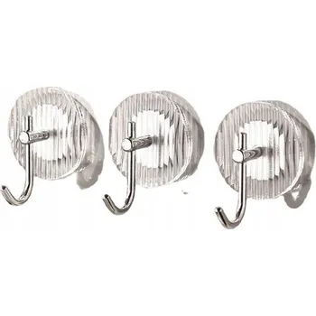 Věšák KOUPELNOVÝ VĚŠÁK sada KOVOVÝ Odolný 3x