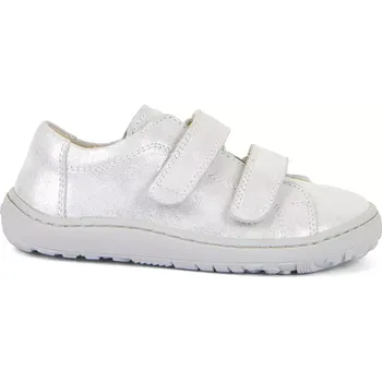Dívčí obuv Barefoot celoroční boty Froddo Base - silver 33