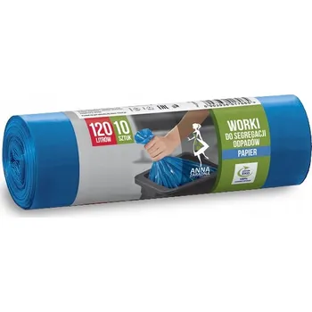 Pytle na odpadky Pytle na tříděný papír Anna Zaradna 120 l, 10 ks