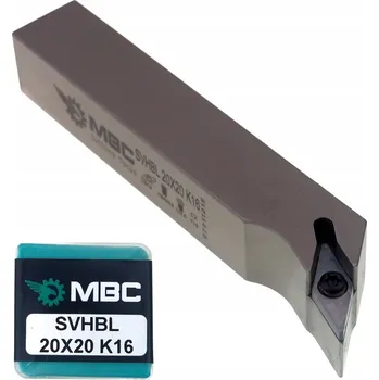 Pracovní nůž Soustružnický Nůž SVHBL 2020 K16 s břitovou destičkou VBMT 1604 MBC