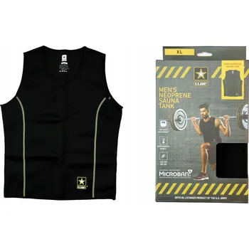 Tréninkové tričko bez rukávů U.S.ARMY XL černé