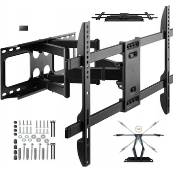 Televizní držák OTOČNÝ POHYBLIVÝ DRŽÁK NA TELEVIZOR PRO 55 PALCŮ CHIQ, PEVNÝ NÁSTĚNNÝ