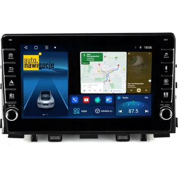 GPS navigace GPS NAVIGACE RÁDIO KIA RIO IV 2018+ ANDROID CARPLAY 4/64 GB