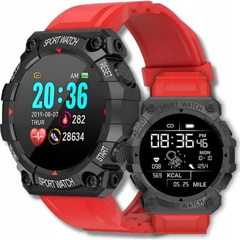 Hodinky Chytré Hodinky ZeeTech Hodinky FD68s červené