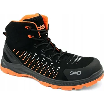 Pracovní obuv PRACOVNÍ KOTNÍKOVÉ BOTY s ochranou proti propíchnutí, MIKROVLÁKNO, voděodolné S3, velikost 46