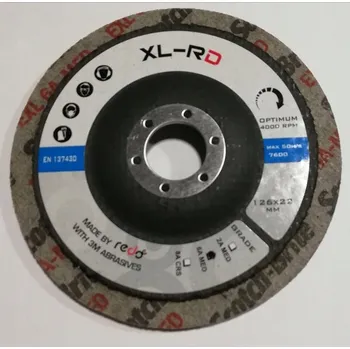 Brusný kotouč 3M BRUSNÝ KOTOUČ XL-RD 6A MED 126x6x22 Z LISOVANÉ NETKANÉ TEXTILIE