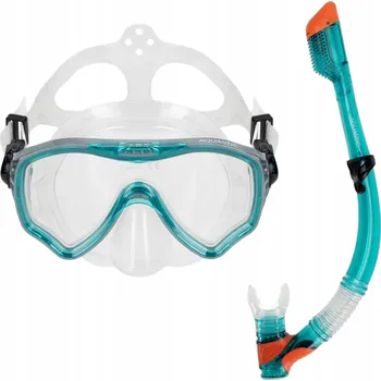 Potápěčská maska POTÁPĚČSKÁ SADA pro šnorchlování AQUASTIC jetty - POTÁPĚČSKÉ BRÝLE A ŠNORCHL