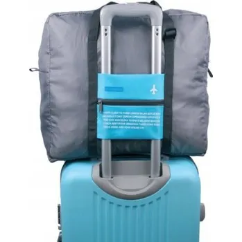 Modrá cestovní taška 46x36x18,5 cm příruční zavazadlo