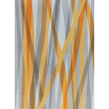 Hans Home Kusový koberec Match Isabella Stripe Grey/Ochre - 120x170 - doprava zdarma