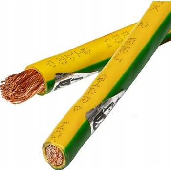 elektrický kabel Kabel LGY 1 x 35mm CU měděný žluto-zelený (ž/z)