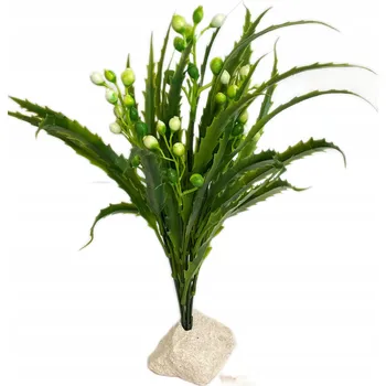 umělá květina VELKÁ XXL UMĚLÁ ROSTLINA DO AKVÁRIA, VYSOKÁ