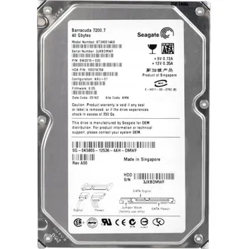 Interní pevný disk DELL 0K5805 40GB 7.2K 2MB SATA 3.5" HDD (Pevný disk) ST340014AS