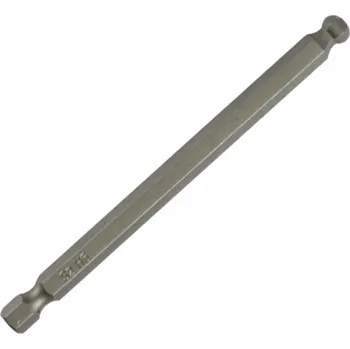 Bit Magnetický prodloužený bit HEX H6 100 mm s kulovou hlavou