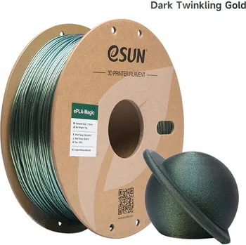 Filament PLA filament eSUN 1,75 mm 1 kg zlatý