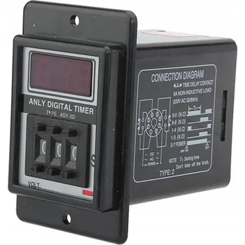 Relé Časové relé zpožděné ASY-3D 230V AC