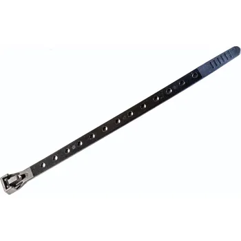 Stahovací páska Vázací pásky otevíratelné děrované-Kabel-Fixx-280x10 R černá PA 6.6 (100ks)