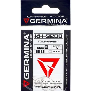 Rybářský háček Háčky na položenou, plavanou, s protihrotem Germina KH-9450BN 10 ks