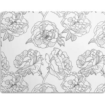 Miska pro psa Pro psa ochranná podložka pod misku Růže velké 90x60cm