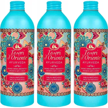 Koupelová pěna Tesori d'Oriente Ayurveda tekutina do koupele 500 ml x3