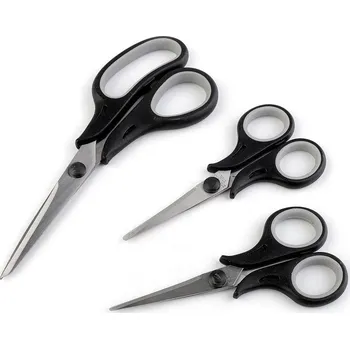 Krejčovské nůžky Nůžky sada 3 ks Varianta: 2 šedá, Balení: 1 sada