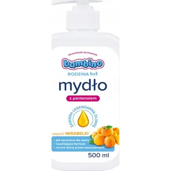 Mýdlo Bambino Rodina tekuté mýdlo s panthenolem vůně mirabelky 500 ml