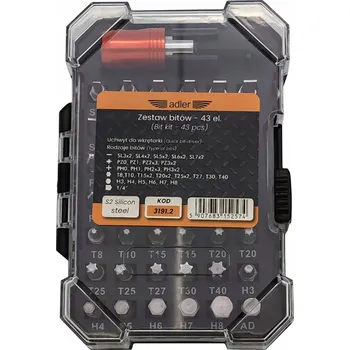 Bit SADA BITŮ 43 dílů ADLER